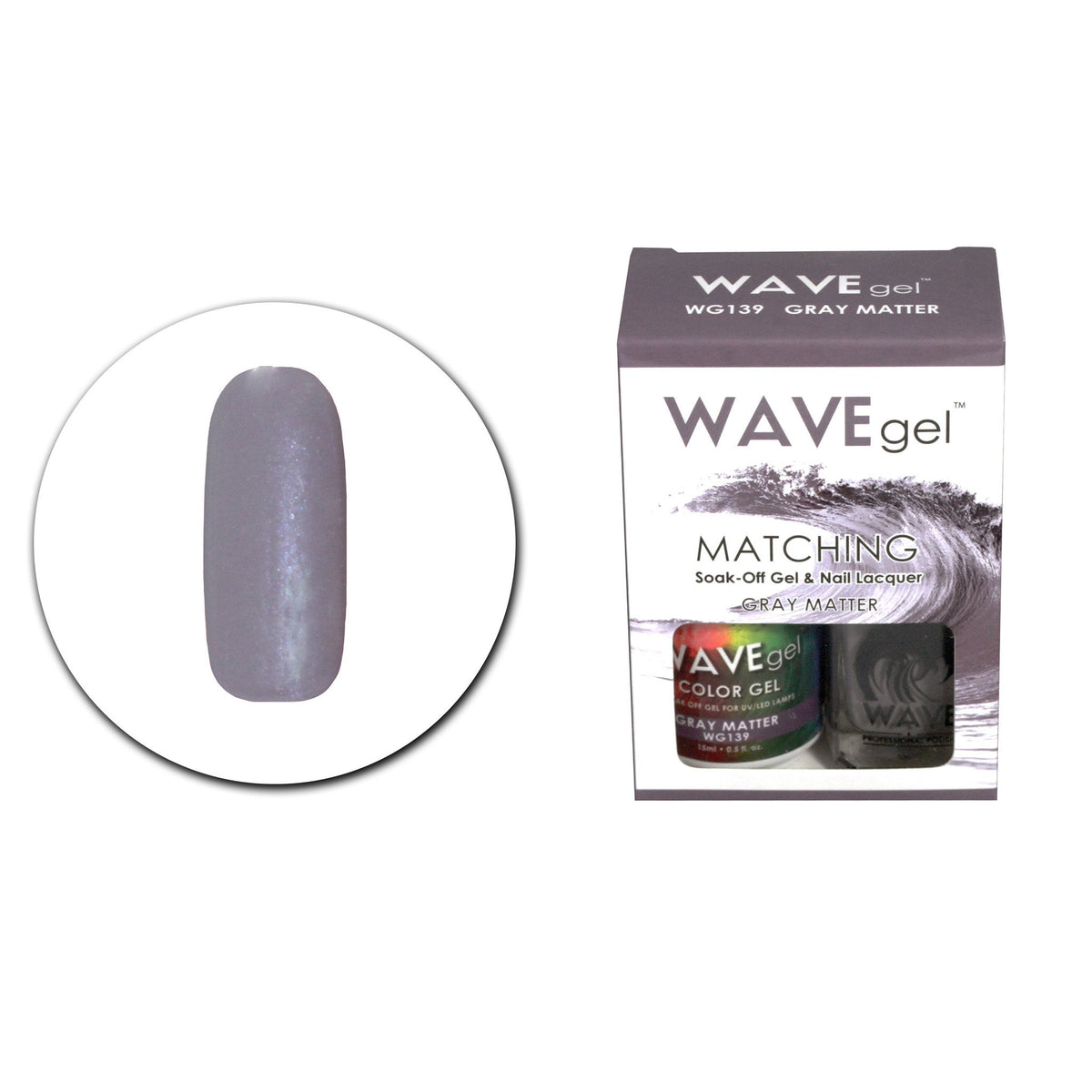 WAVEGEL MATCHING (#139) W139 GRAY MATTER – WAVEGEL SHOP