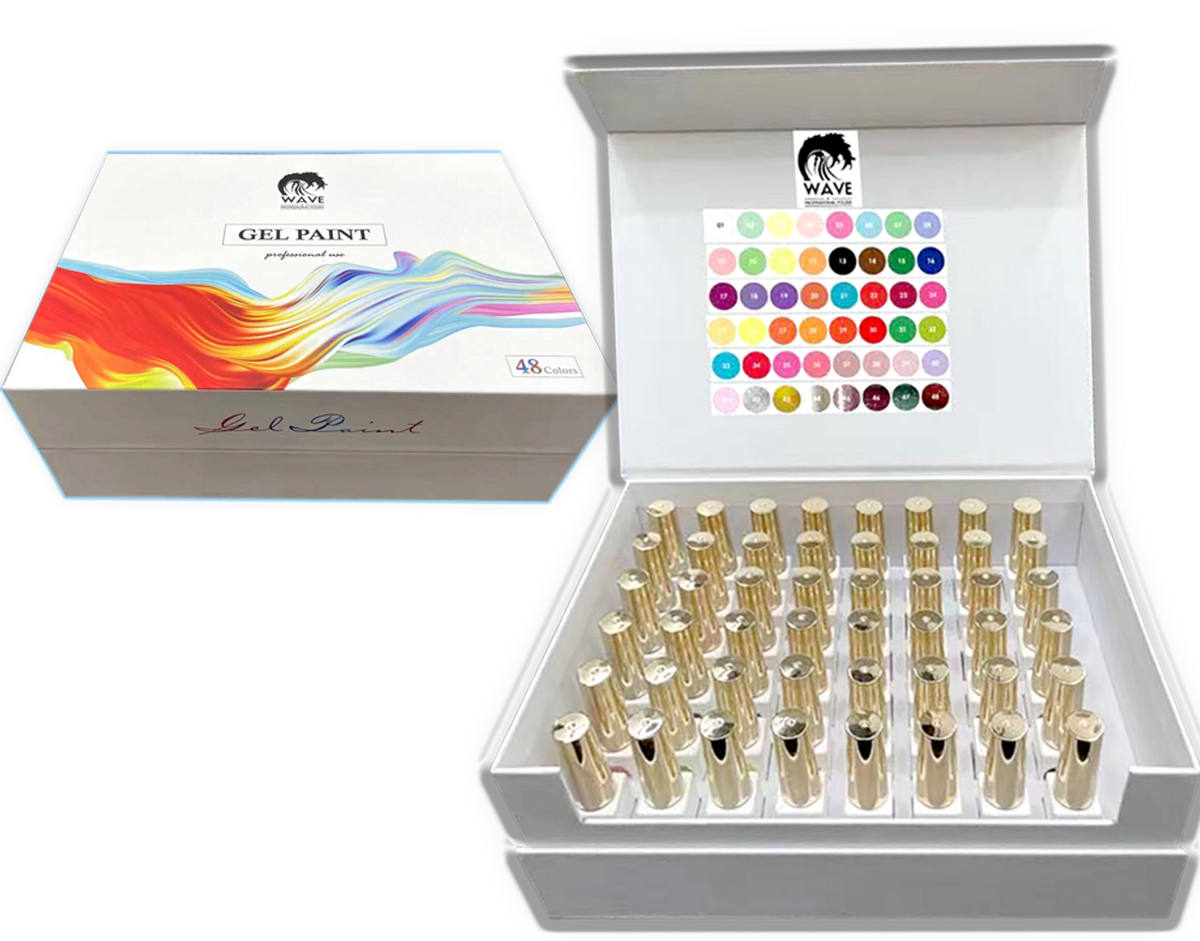 WAVEGEL GEL PAINT SET ( 48 COLORS) WAVEGEL SHOP