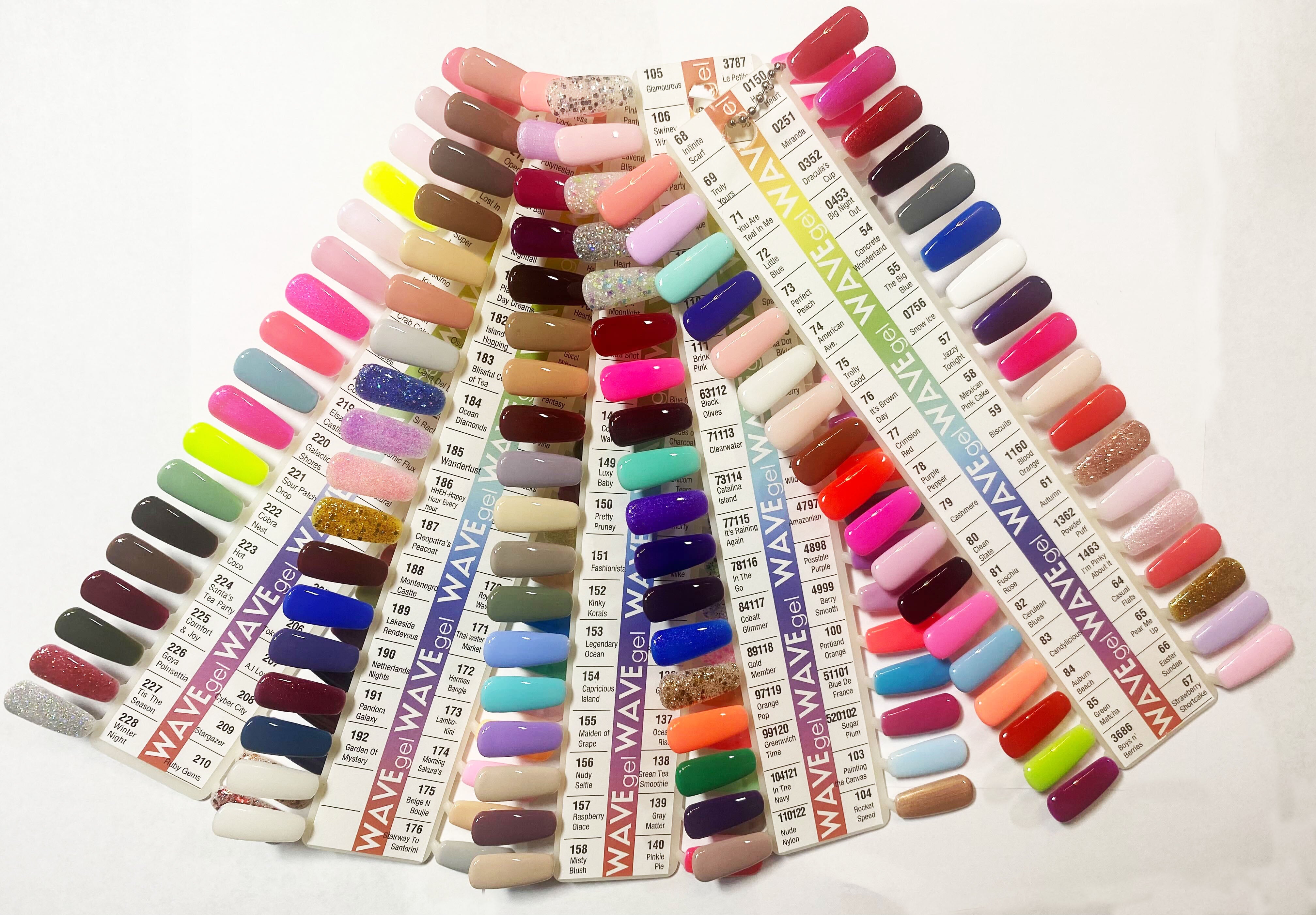 Shellac Color Swatches Shellac Colors Swatches